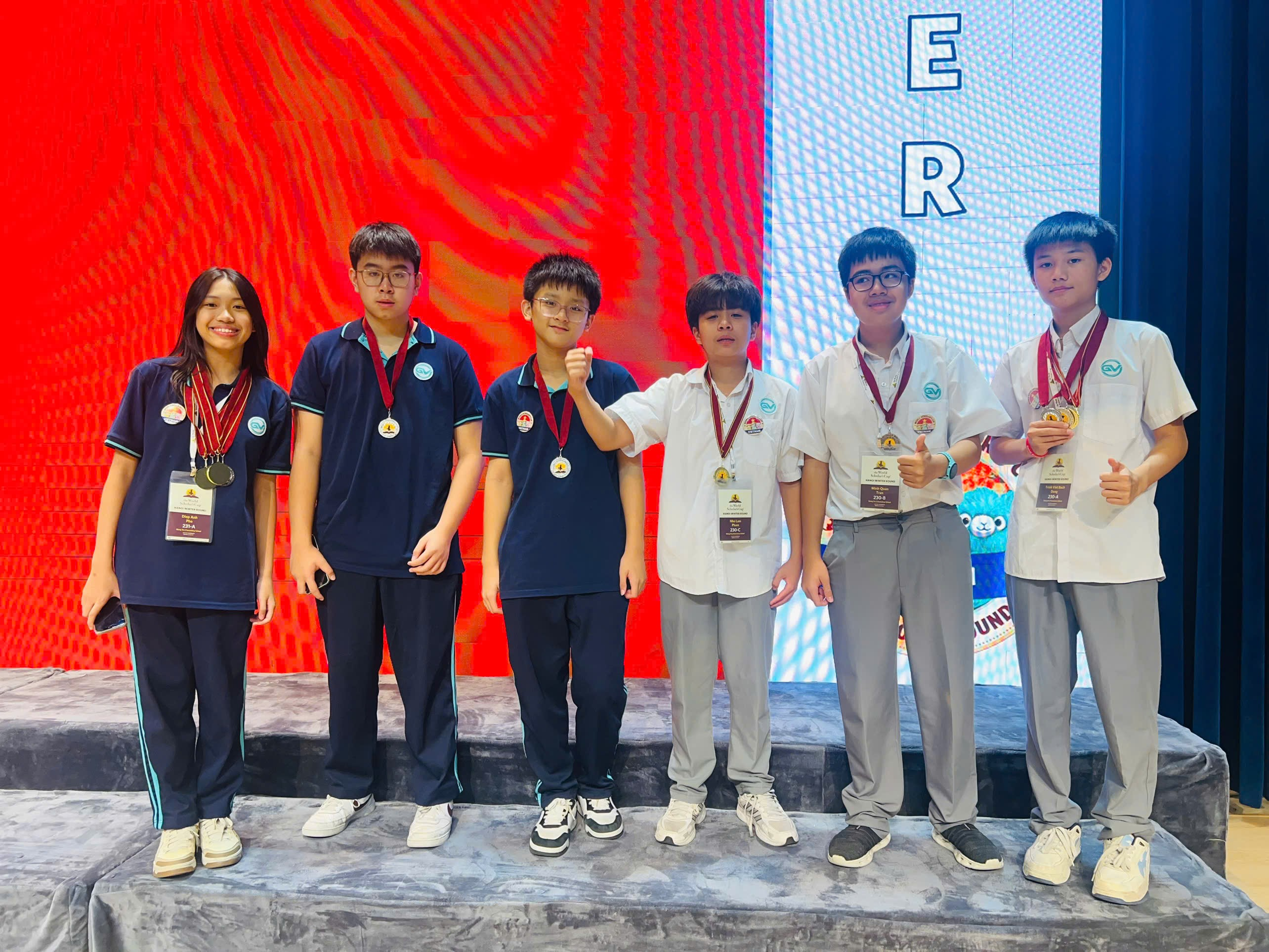 A group of people posing for a photoAI-generated content may be incorrect.