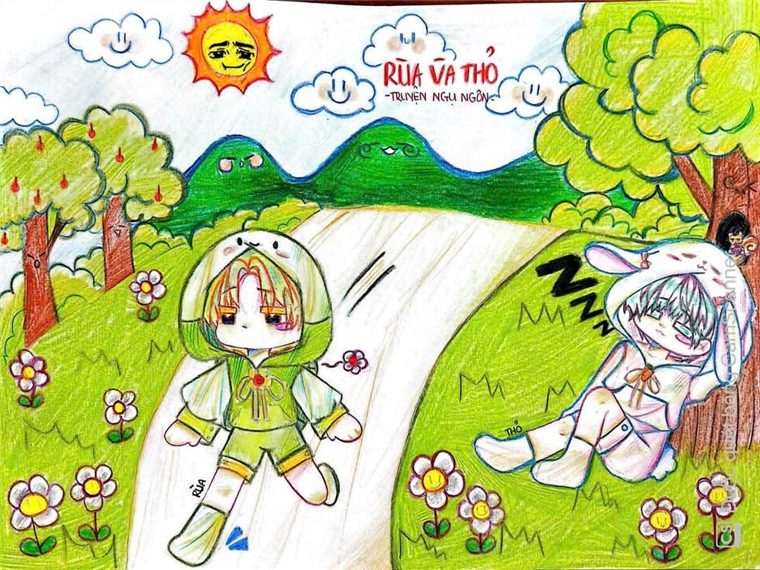 A drawing of a couple of peopleAI-generated content may be incorrect.